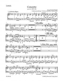 Concerto en si bémol majeur op. 45081 HWV 294 