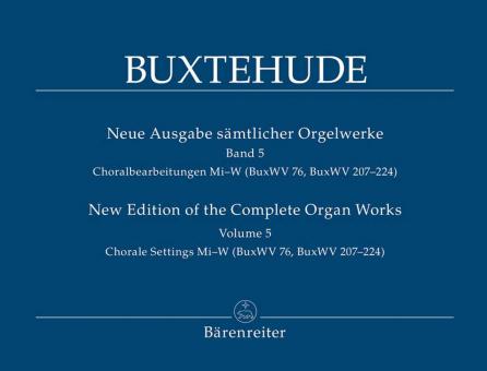 Arrangements de chorals Mi-W (BuxWV 76, BuxWV 207-224) Standard