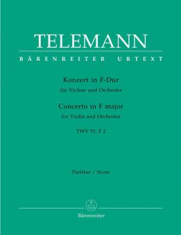 Concerto en fa majeur TWV 51:F2 