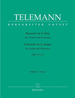 Concerto en sol majeur TWV 51:G8 