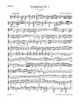 Symphonie No. 1 en ut majeur op. 21 