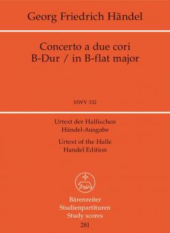Concerto a due cori en si bémol majeur HWV 332 