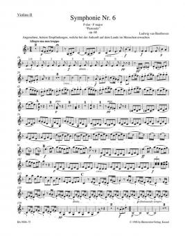 Symphonie No. 6 en fa majeur op. 68 Standard