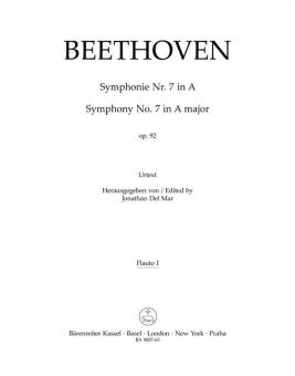 Symphonie No. 7 en la majeur op. 92 
