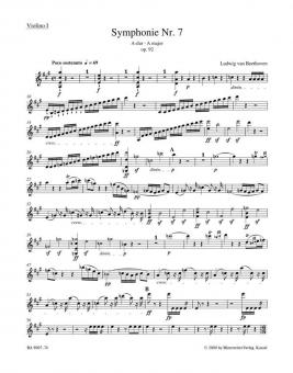 Symphonie No. 7 en la majeur op. 92 Standard
