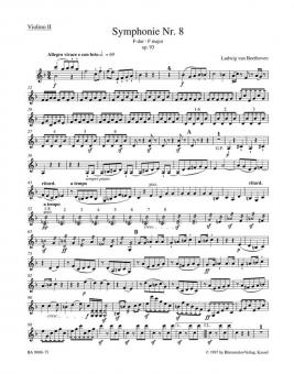 Symphonie No. 8 en fa majeur op. 93 Standard