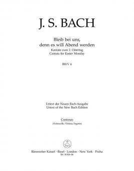 Demeure parmi nous, car le soir approche BWV 6 