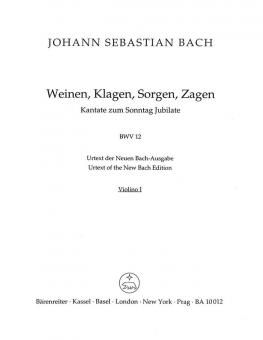 Les pleurs et les lamentations, les tourments et le découragement BWV 12 
