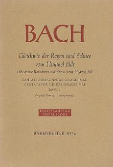 De même que la pluie et la neige tombe du ciel BWV 18 