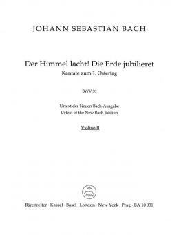 Le ciel rit, la terre jubile BWV 31 