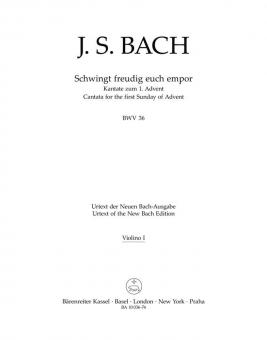 Élancez-vous joyeusement jusqu'aux sublimes étoiles BWV 36 