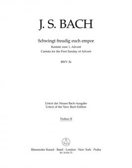 Élancez-vous joyeusement jusqu'aux sublimes étoiles BWV 36 