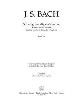 Élancez-vous joyeusement jusqu'aux sublimes étoiles BWV 36 