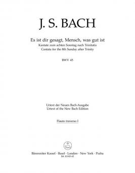 On t'a dit, homme, ce qui est bien BWV 45 