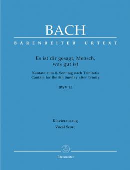 On t'a dit, homme, ce qui est bien BWV 45 Standard