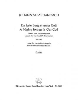 Notre Dieu est une solide forteresse BWV 80 
