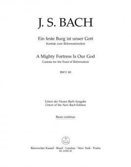 Notre Dieu est une solide forteresse BWV 80 