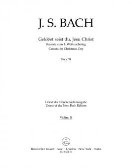 Loué sois-tu, Jésus-Christ BWV 91 