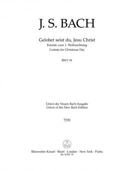 Loué sois-tu, Jésus-Christ BWV 91 