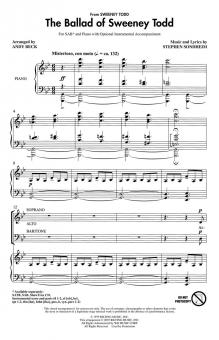 The Ballad Of Sweeney Todd Standard
