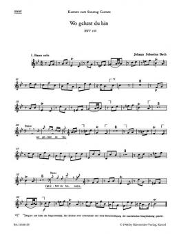 Où t'en vas-tu? BWV 166 