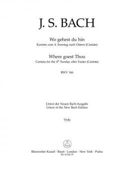 Où t'en vas-tu? BWV 166 