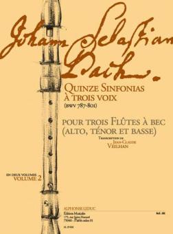 15 Sinfonias a 3 Voix Vol. 2 