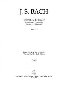 Résonnez, cantiques, sonnez, instruments à cordes ! BWV 172 