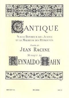Cantique (Sur le Bonheur des Justes et le Malheur des Reprouves) 
