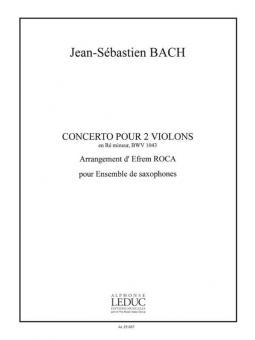 Concerto pour 2 Violons en Re Mineur 
