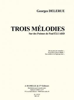 3 Melodies sur des Poemes de Paul Eluard 