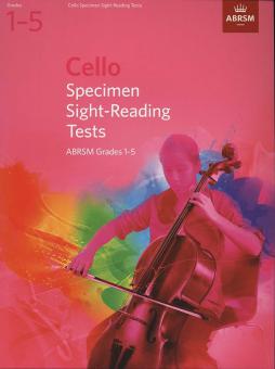 Cello Specimen Sight-Reading Tests, ABRSM Grades 1-5 