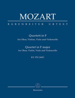 Quatuor pour hautbois, violon, alto et violoncelle en fa majeur KV 370 (368b) 