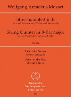 Quintette à cordes en si bémol majeur KV 174 