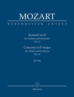 Concerto No. 4 en ré majeur KV 218 