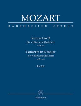 Concerto No. 4 en ré majeur KV 218 