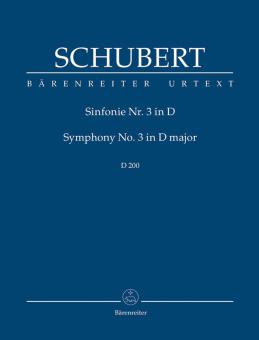 Symphonie No. 3 en ré majeur D 200 