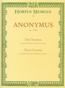 Trois sonates Standard