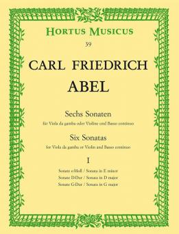 Six sonates pour viole de gambe (violon, flûte) et basse continue. Cahier 1 Standard