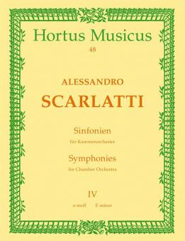 Sinfonia No. 4 en mi mineur 