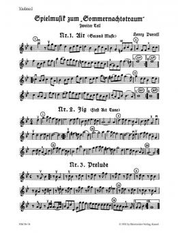 Musique pour le Songe d'une nuit d'été 