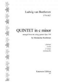 Quintet In C Minor Op. 104 