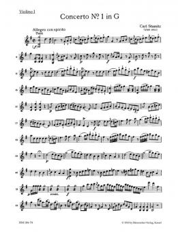 Concerto No. 1 en sol majeur 