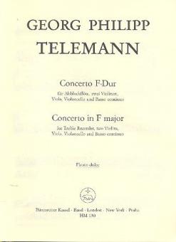Concerto en fa majeur TWV 51:F1 