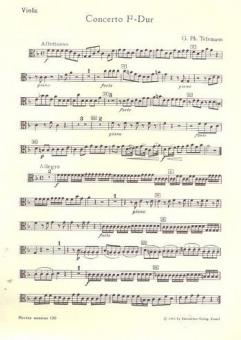 Concerto en fa majeur TWV 51:F1 