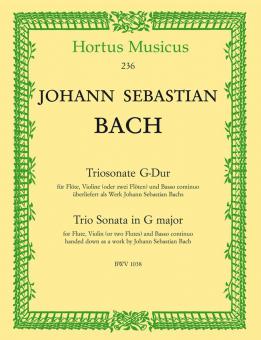 Sonate en trio en sol majeur BWV 1038 Standard