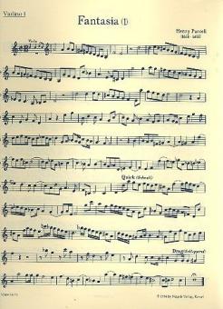Fantaisies pour cordes (viole de gambe). Cahier 1 