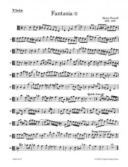 Fantaisies pour cordes (viole de gambe). Cahier 1 