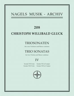 Sonates en trio pour deux violons et basse continue IV 