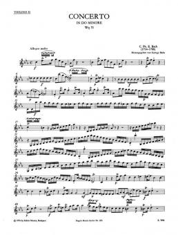 Concerto pour clavecin (piano) et orchestre à cordes en ut mineur Wq 31 